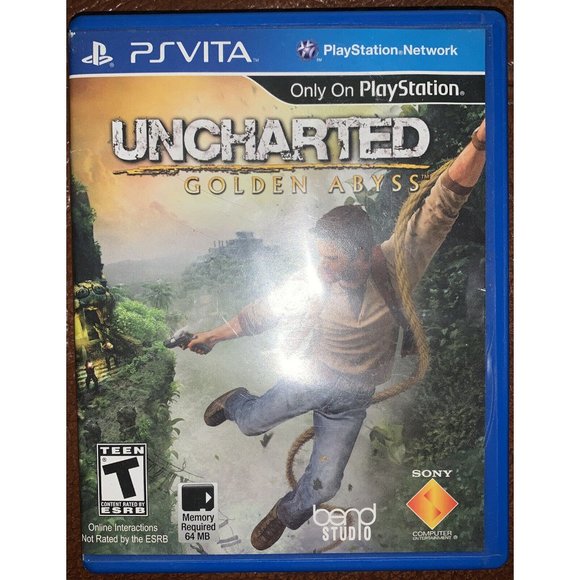 Uncharted Golden Abyss Sony Playstation Vita PS NRMT condition